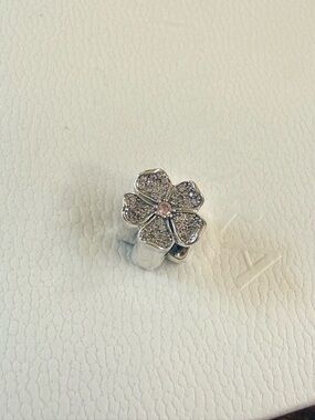 Pandora Sparkling Apple Blossom Flower Charm